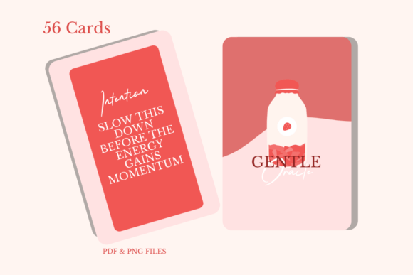 Download Gentle Oracle Deck Template - Premium Bundle
